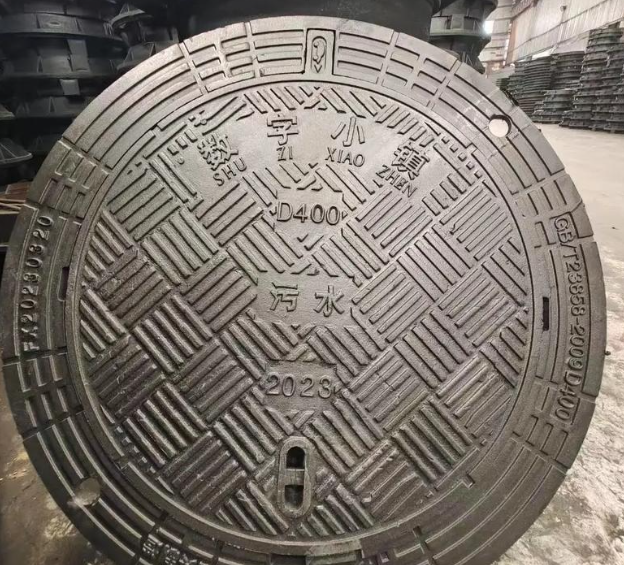 赞皇球墨铸铁防沉降井盖展示